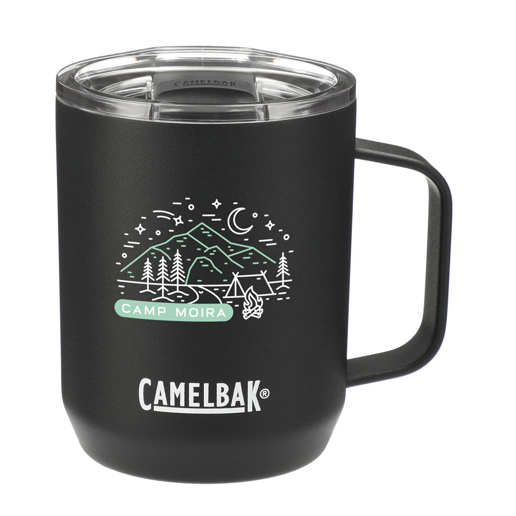 Branded 12 oz CamelBak Camp Mug Black