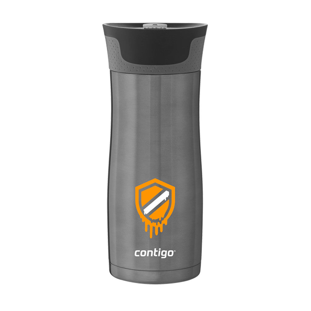 Custom Branded Contigo Drinkware - Gunmetal