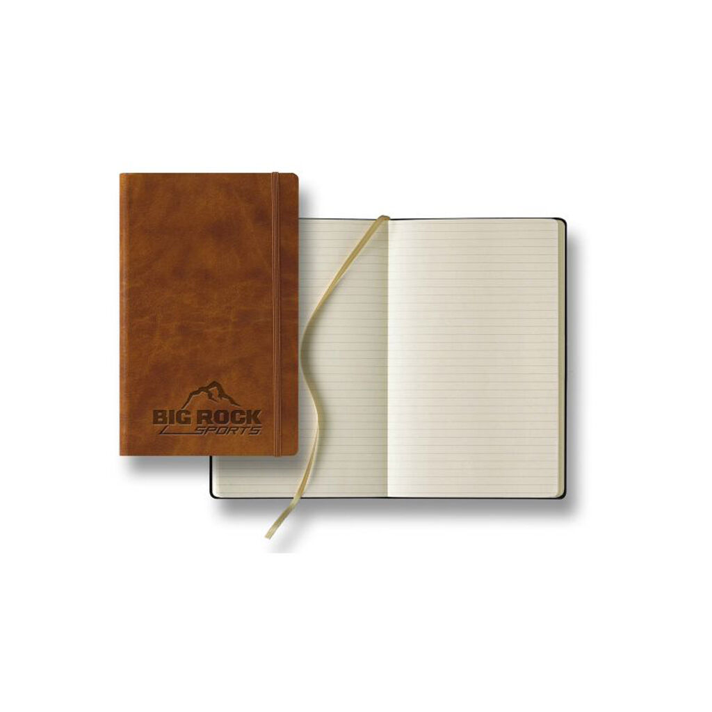 Branded Cuir Medium Ivory Journal Light Brown