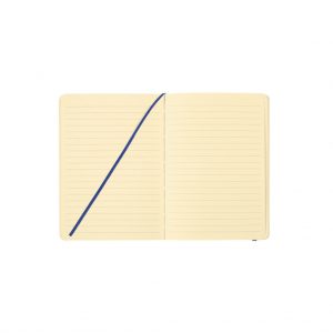 Branded Eco Inspired Strap Notebook NaturalRed