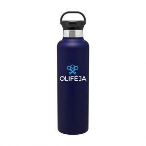 Branded 24 oz h2go Ascent Matte Navy