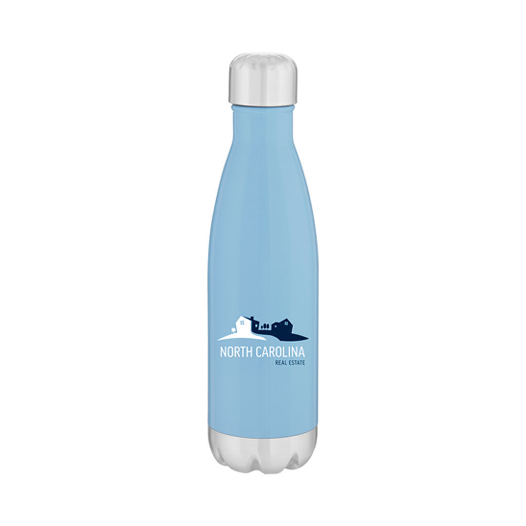 Branded 17 oz h2go Force Carolina Blue