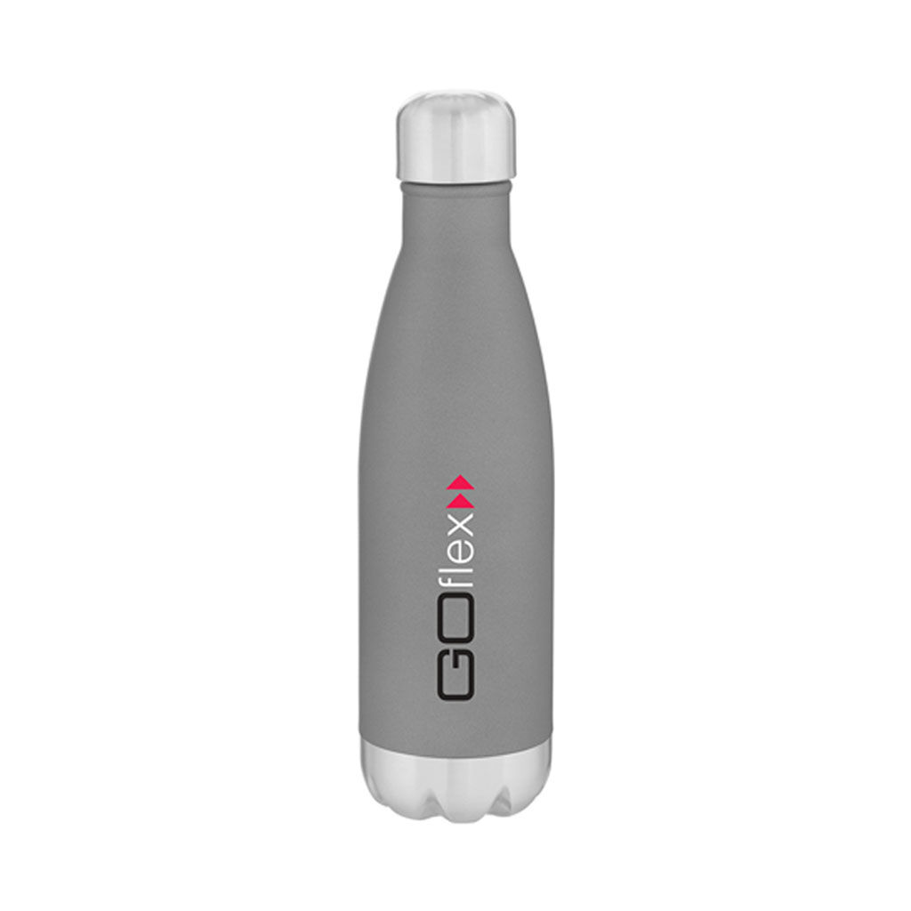 Branded 17 oz h2go Force Matte Grey