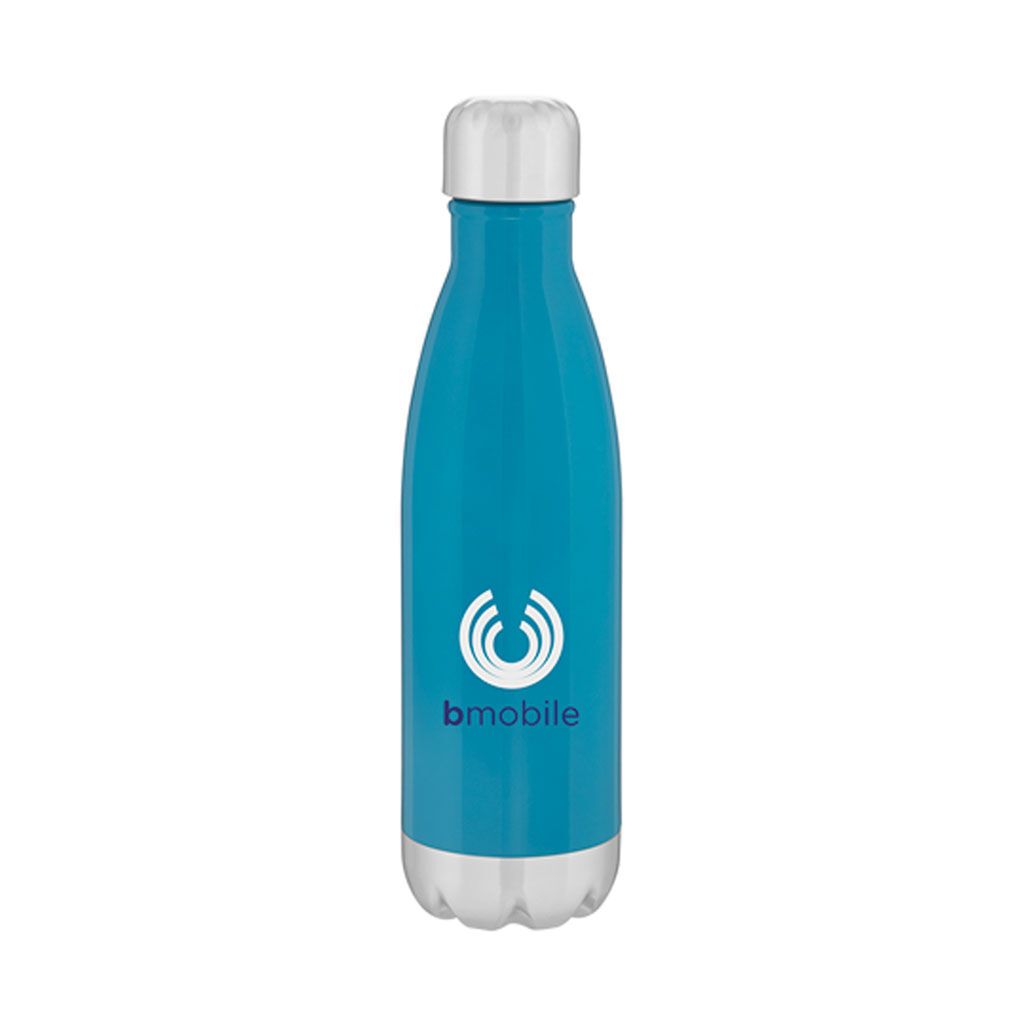 Branded 17 oz h2go Force Neon Blue