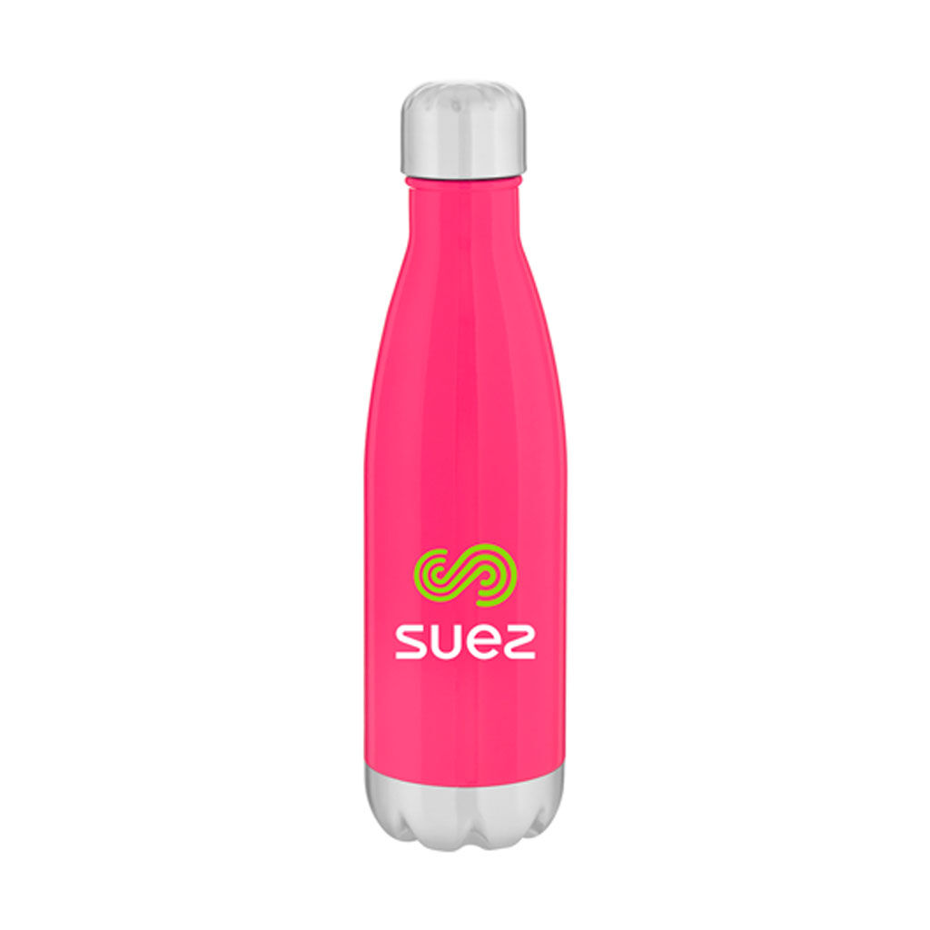 Branded 17 oz h2go Force Neon Pink