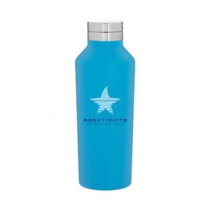Branded 20.9 oz h2go Manhattan Matte Aqua
