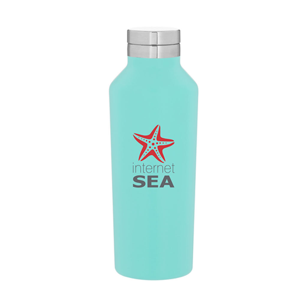 Branded 20.9 oz h2go Manhattan Matte Mint