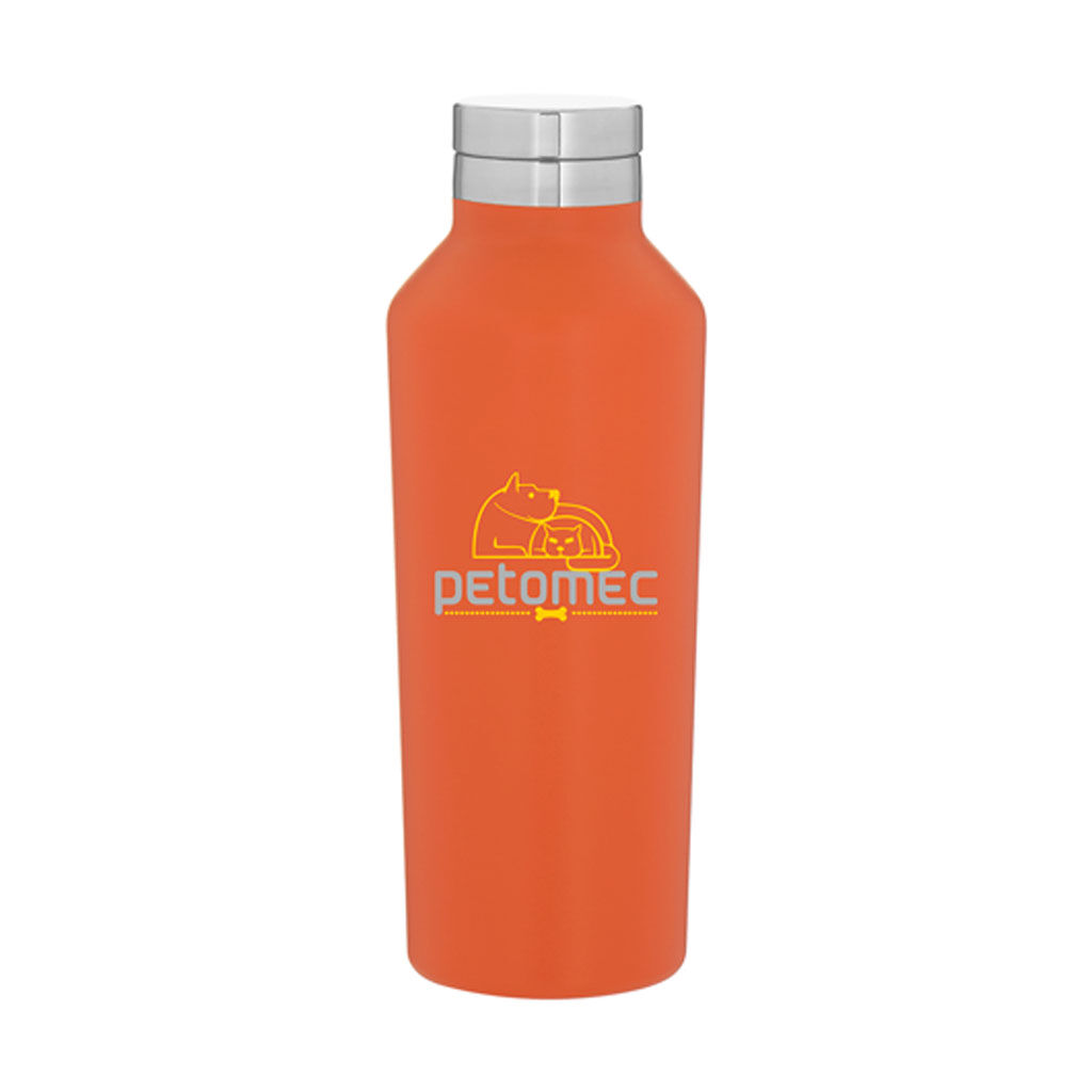 Branded 20.9 oz h2go Manhattan Matte Orange