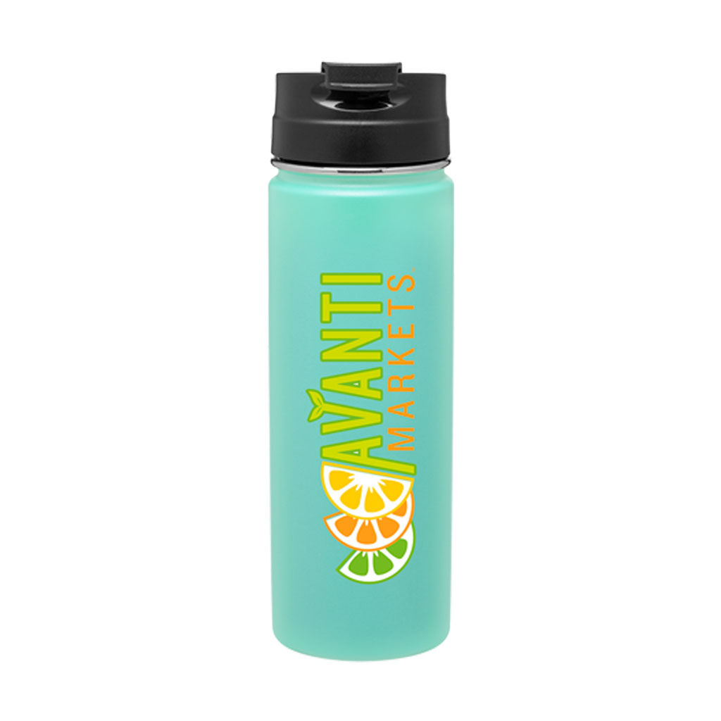 Branded 16 oz h2go Nexus Matte Mint