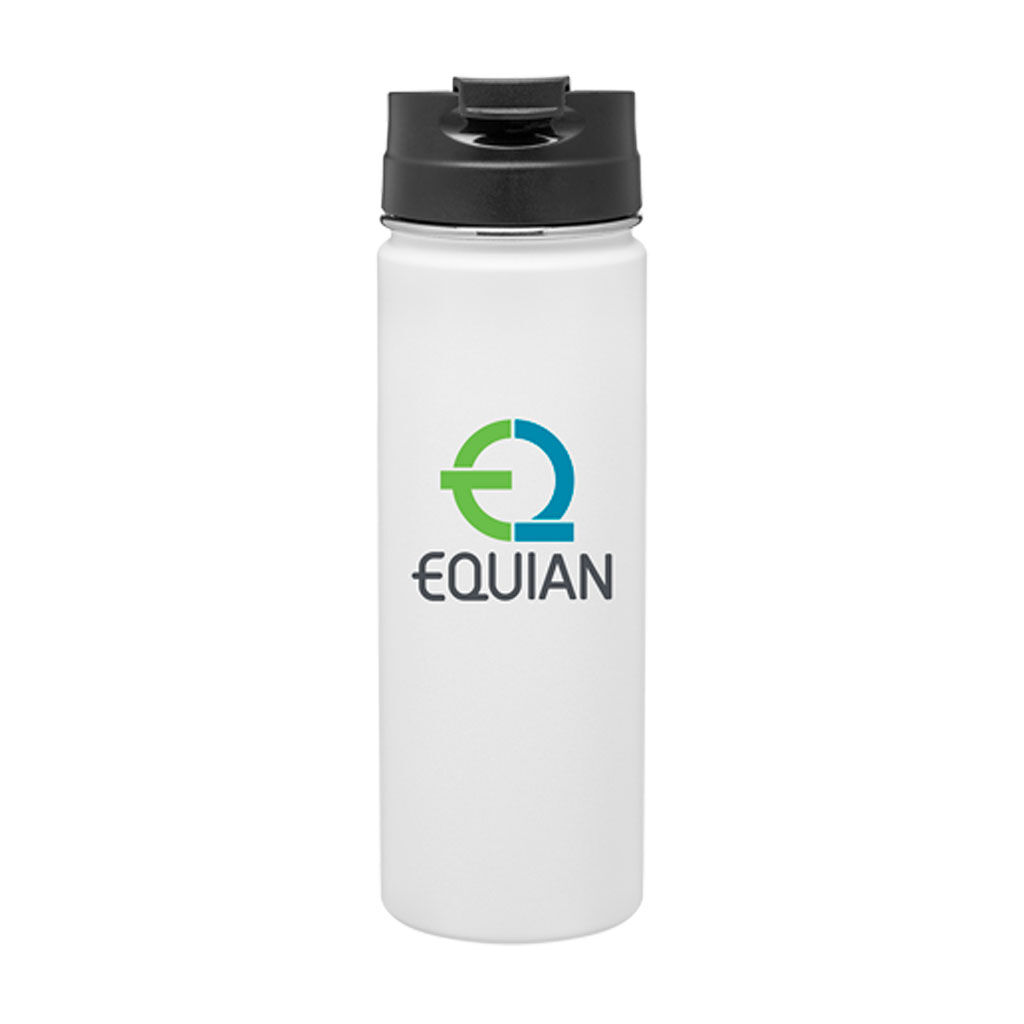 Branded 20 oz h2go Nexus Matte White