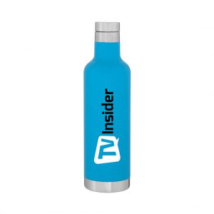 Branded 25 oz h2go Noir Matte Aqua