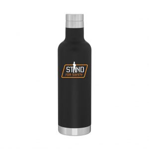 Branded 25 oz h2go Noir Matte Black