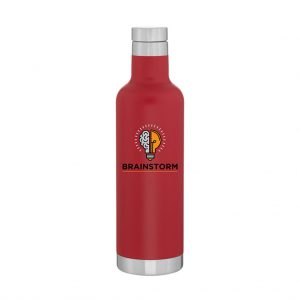 Branded 25 oz h2go Noir Matte Red