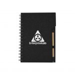 Custom Branded Inspire Spiral Notebook - Black