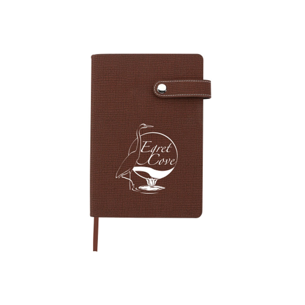 Custom Branded Madison Journal - Brown