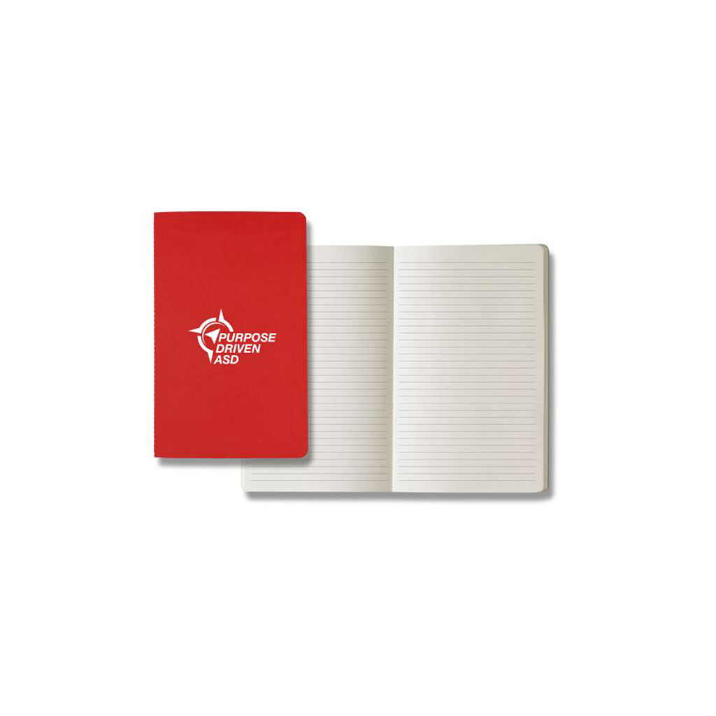 Branded Medium Ivory Singer Journal Red