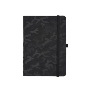 Branded Midnight Camo Journal Black