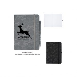 Branded Midnight Camo Journal Silver