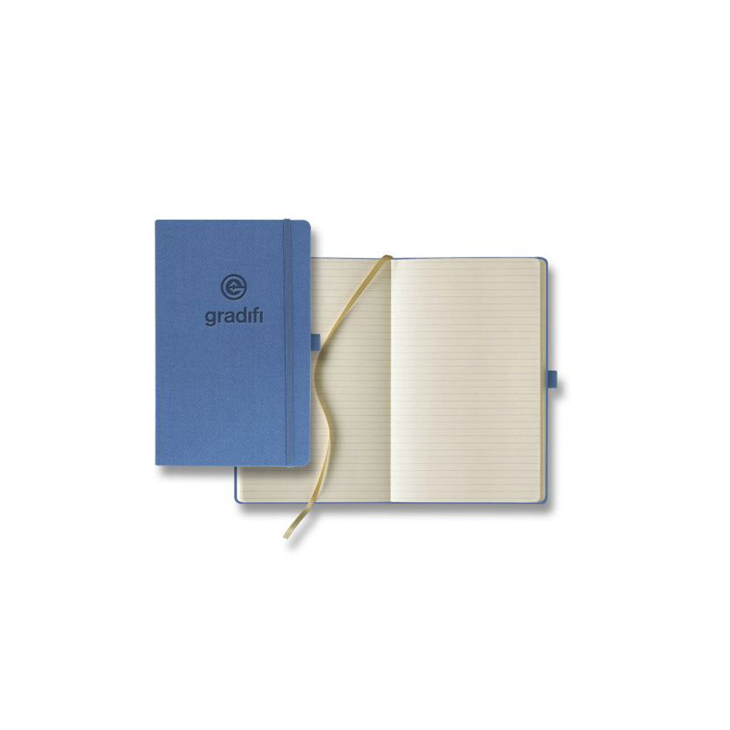 Branded Montana Medium Ivory Journal Sky Blue