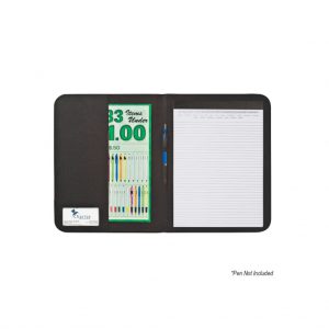 Branded Non-Woven Bubble Padfolio Red