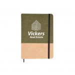 Custom Branded Sahara Journal - Natural Grey