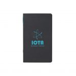 Custom Branded Script Notebook - BlackLightBlue