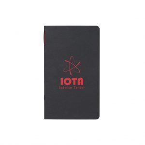Branded Script Notebook BlackRed