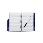 Branded Spiral Notebook with Pen White