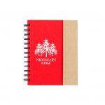 Custom Branded Spiral Notebook with Sticky Notes and Flags