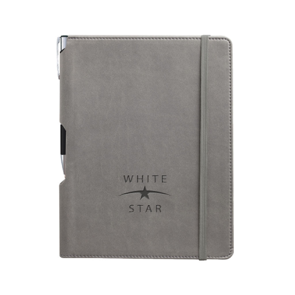 Custom Branded Eccolo Notebooks - Gray