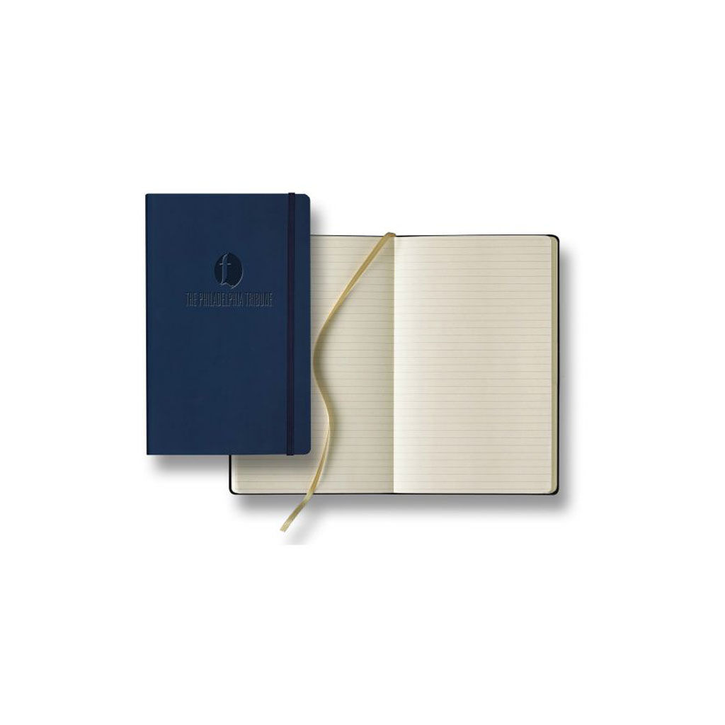 Branded Tucson Medium Flex Ivory Journal Royal Blue