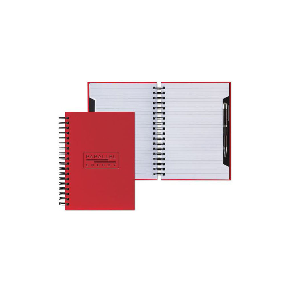 Branded Tucson Medium Wire Scribe Journal Light Gray