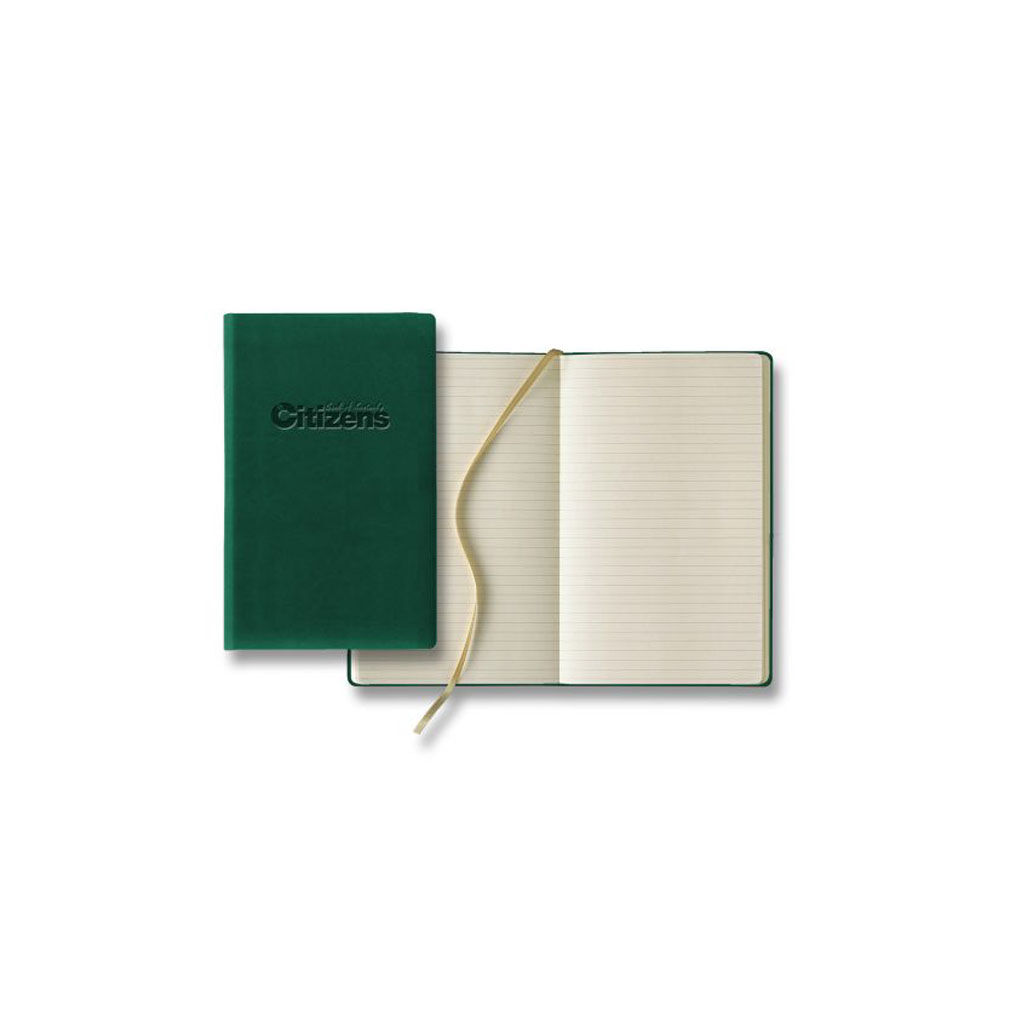 Branded Tucson Slim Medium Ivory Journal Green