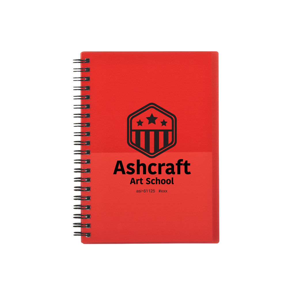 Custom Branded Two-Tone Spiral Notebook