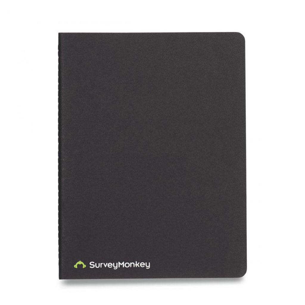 Branded Moleskine Cahier Ruled X-Large Journal Black