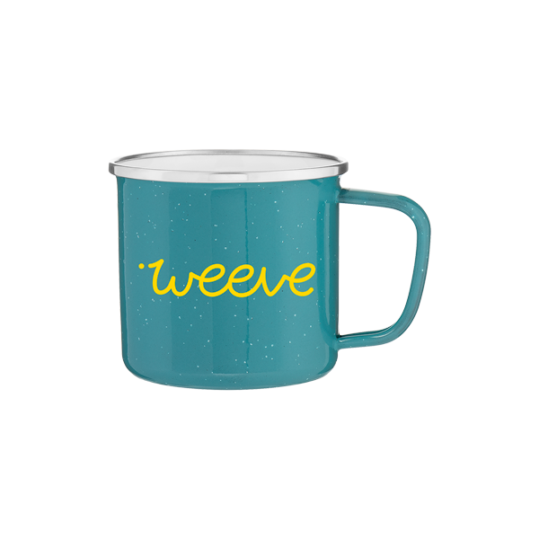 Branded 13 oz Whitney Teal