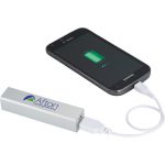 Custom Branded Jolt 2,200 mAh Power Bank - Silver