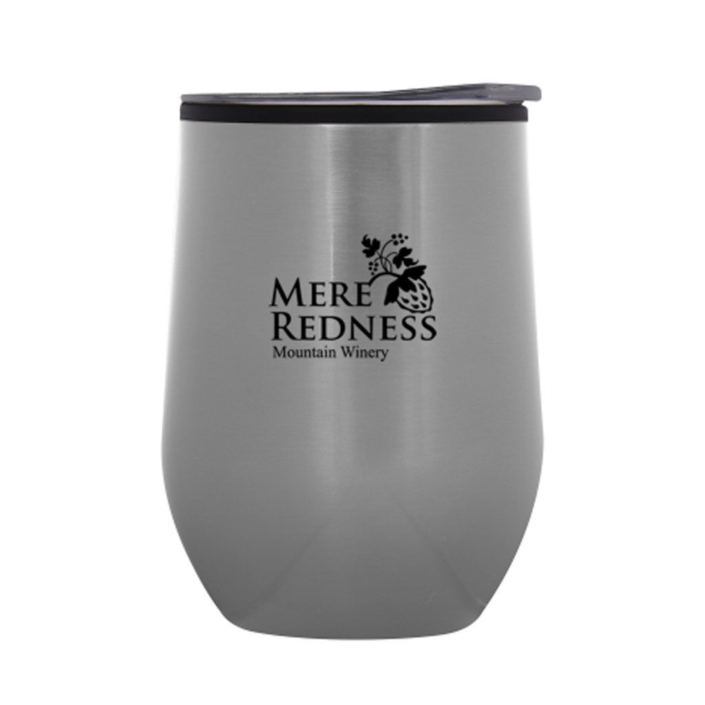 Custom Branded 12 oz Napa Stemless Wine Cup - Silver