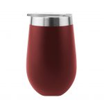 Branded 12 oz Tempercraft Wine Tumbler Burgundy