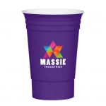 Custom Branded 16 oz Party Cup - Purple