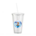 Custom Branded 16 oz Sedici Tumbler - Clear