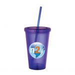 Custom Branded 16 oz Sedici Tumbler - Purple