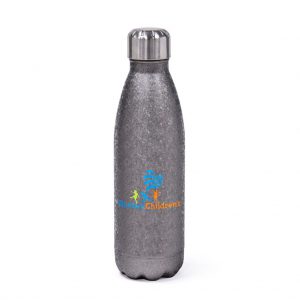 Branded 17 oz Flake Ice Gully Stainless Tumbler Silver