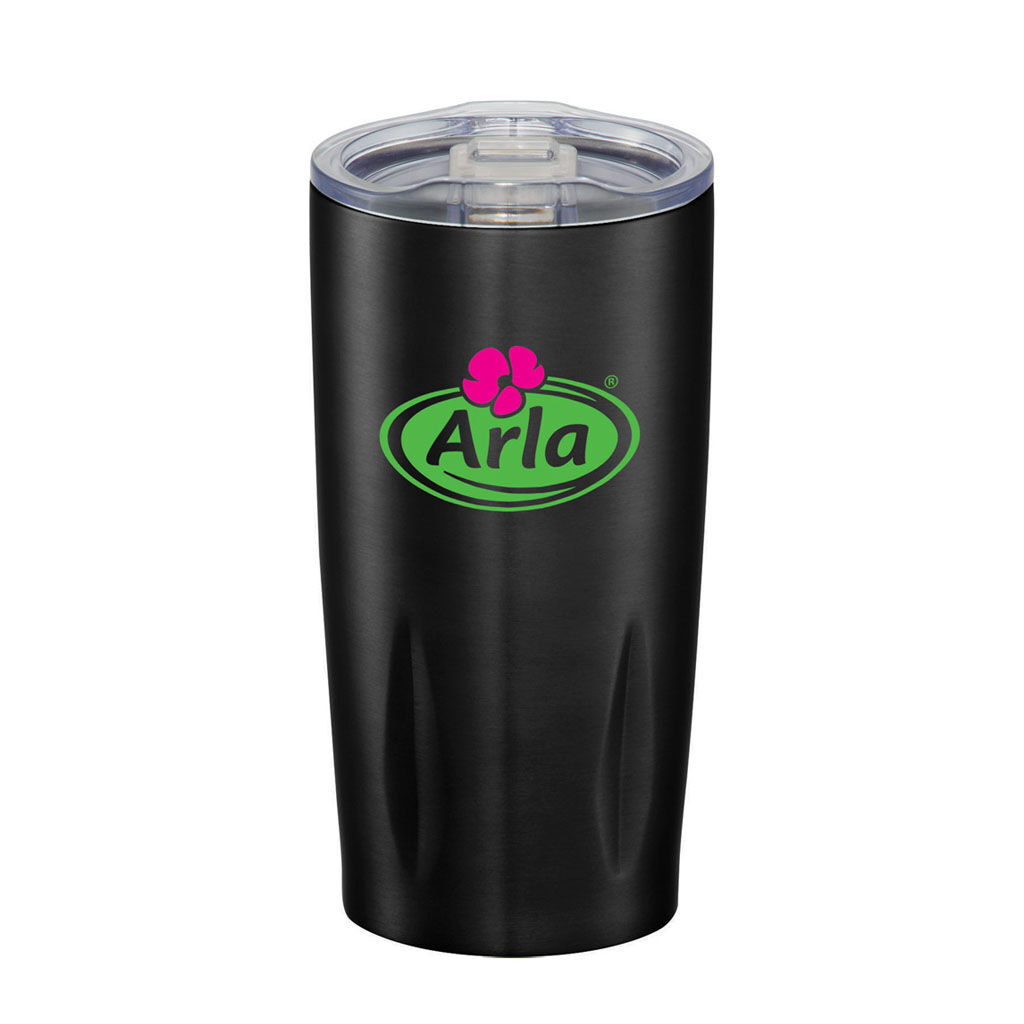 Custom Branded 20 oz Adrian Vacuum Tumbler - Black