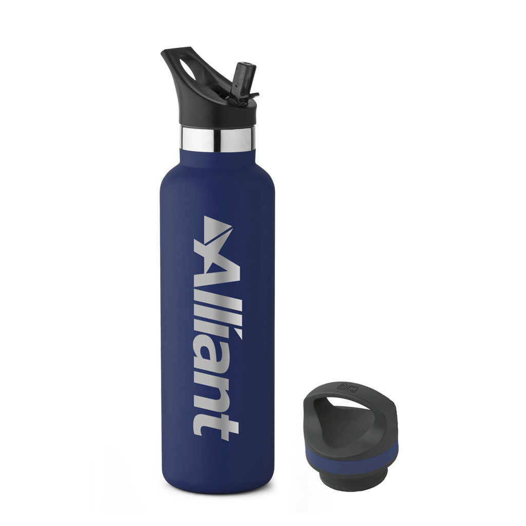 Branded 20 oz Basecamp Mesa Tundra Bottle Navy Blue