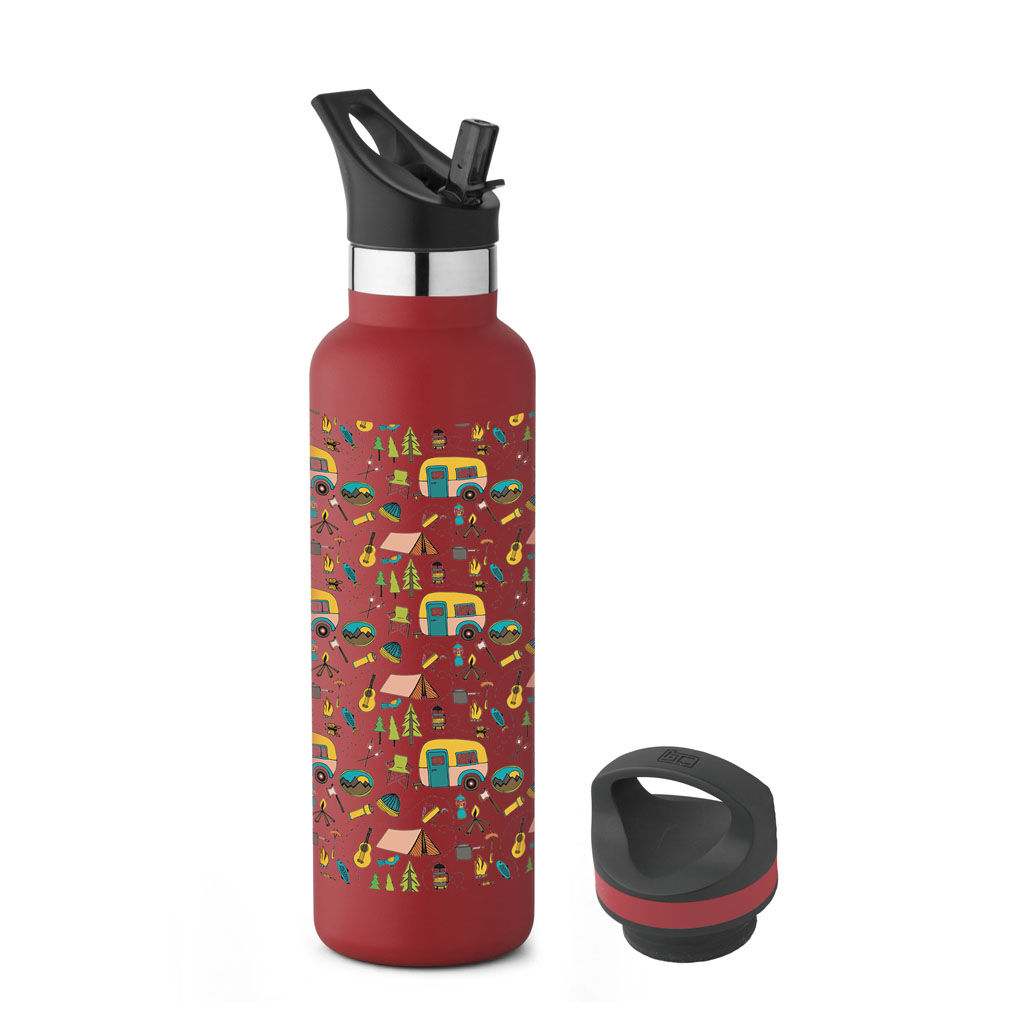 Branded 20 oz Basecamp Mesa Tundra Bottle Red