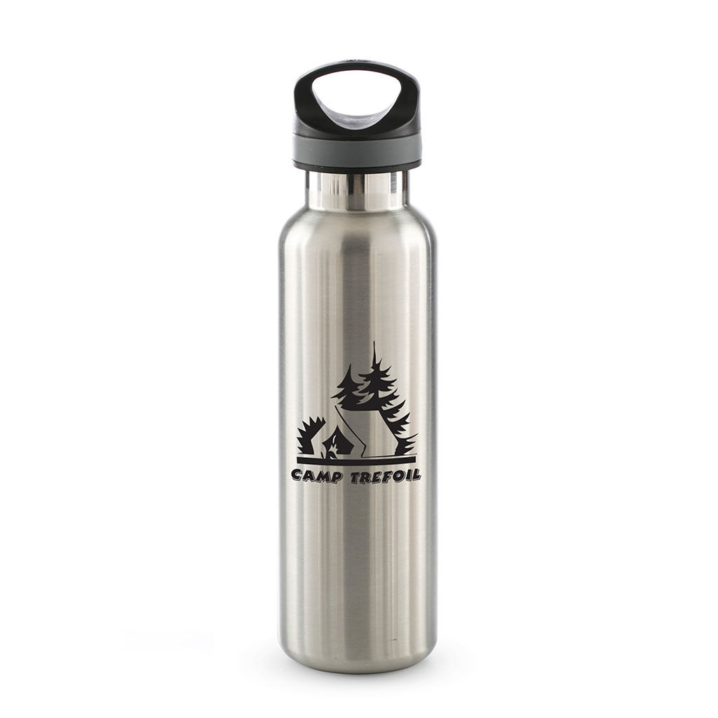 Custom Branded Basecamp Drinkware - Silver