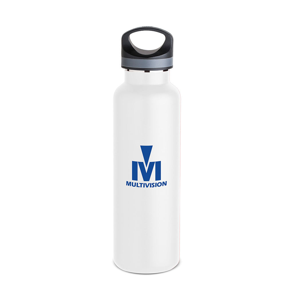 Branded 20 oz Basecamp Tundra Bottle White