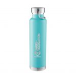Branded 22 oz Thor Copper Vacuum Insulated Bottle Mint Green