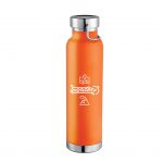 Custom Branded 22 oz Thor Copper Vacuum Insulated Bottle - Orange